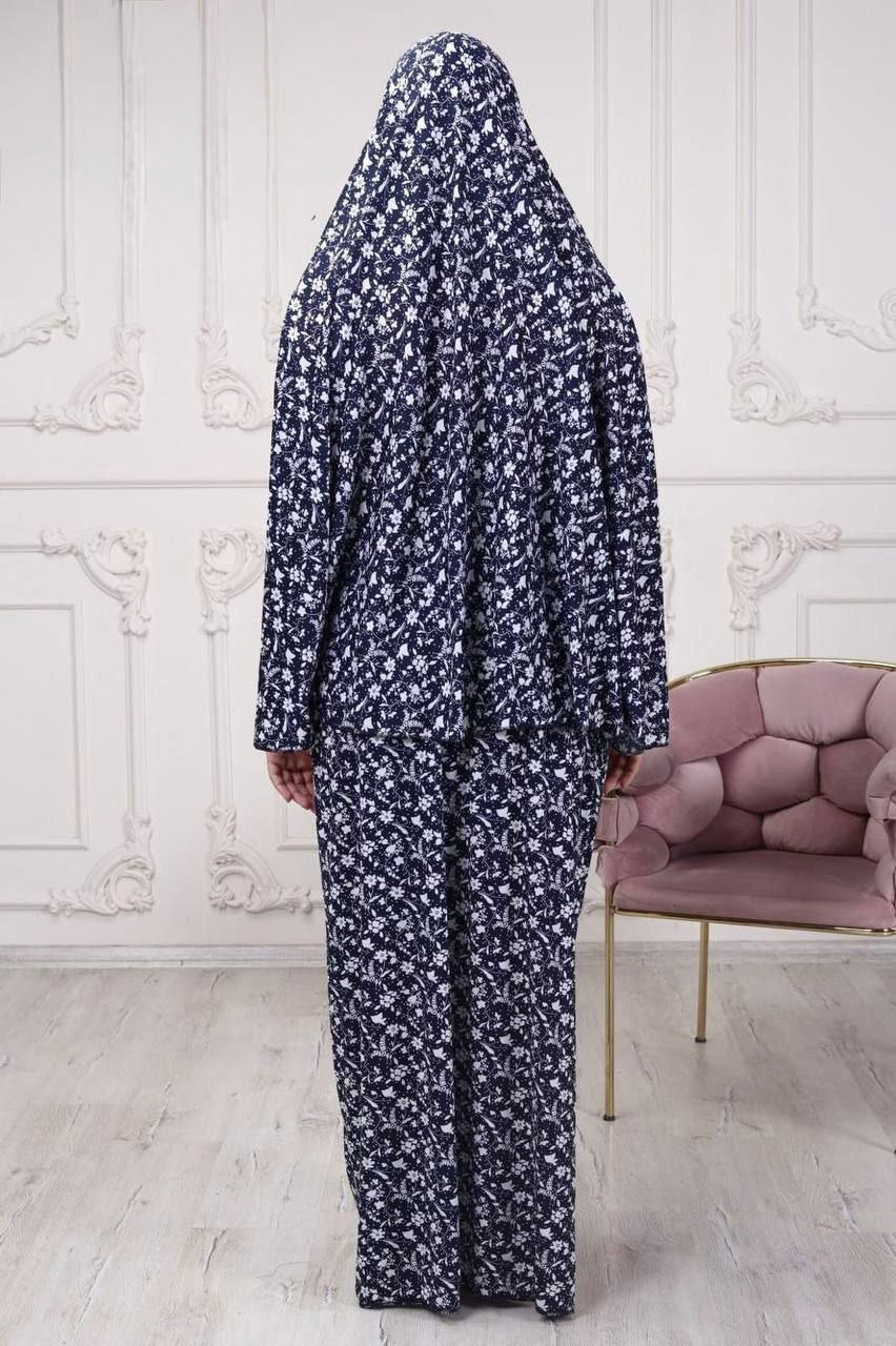2‑Piece Floral Prayer Dress - Chaddors