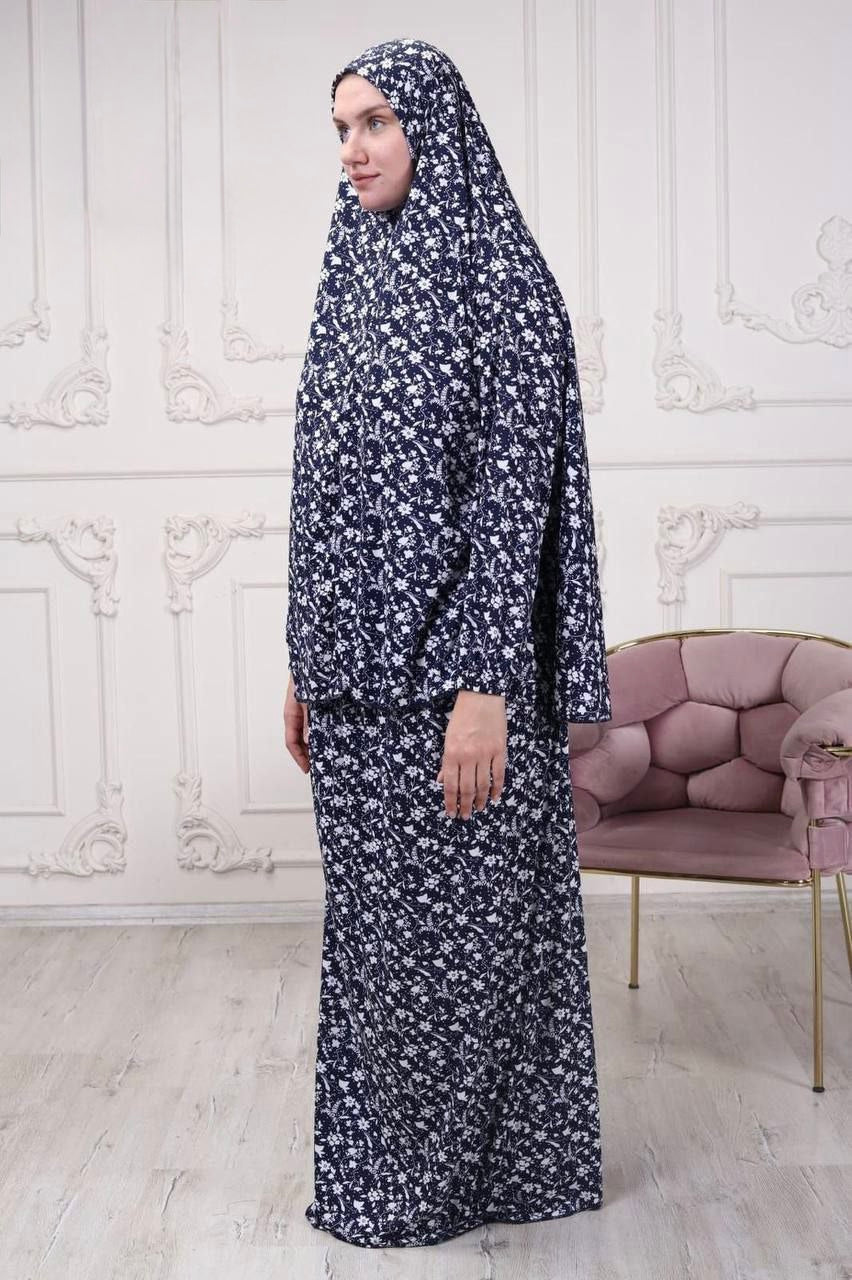2‑Piece Floral Prayer Dress - Chaddors