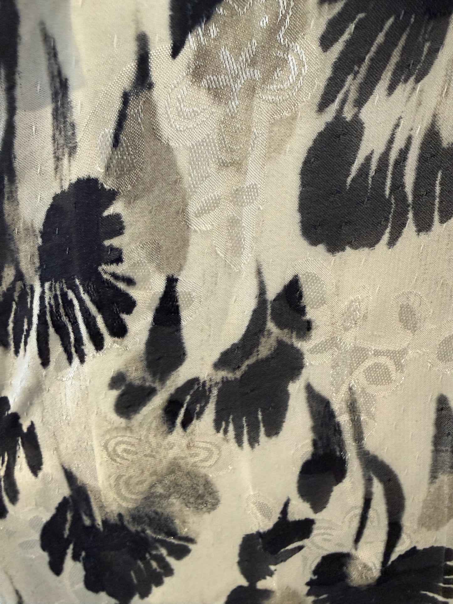Beige Luxury Double Layer Floral Abaya – Dubai Collection