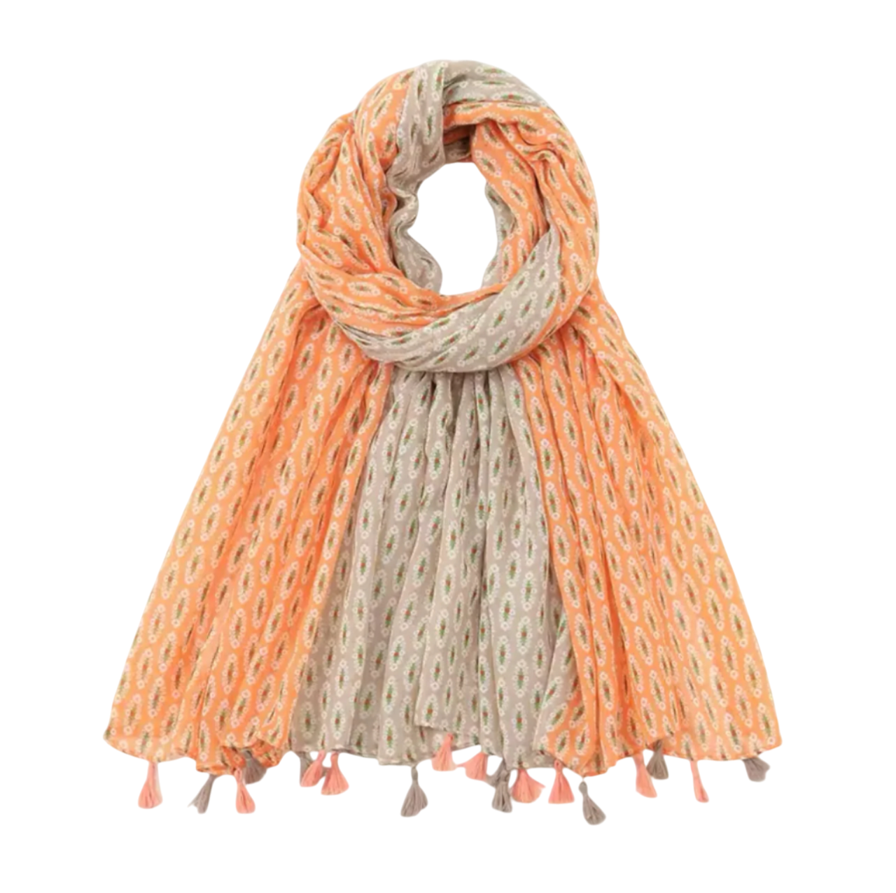 Printed Tassel Hijabs - 1 (Multiple Designs)