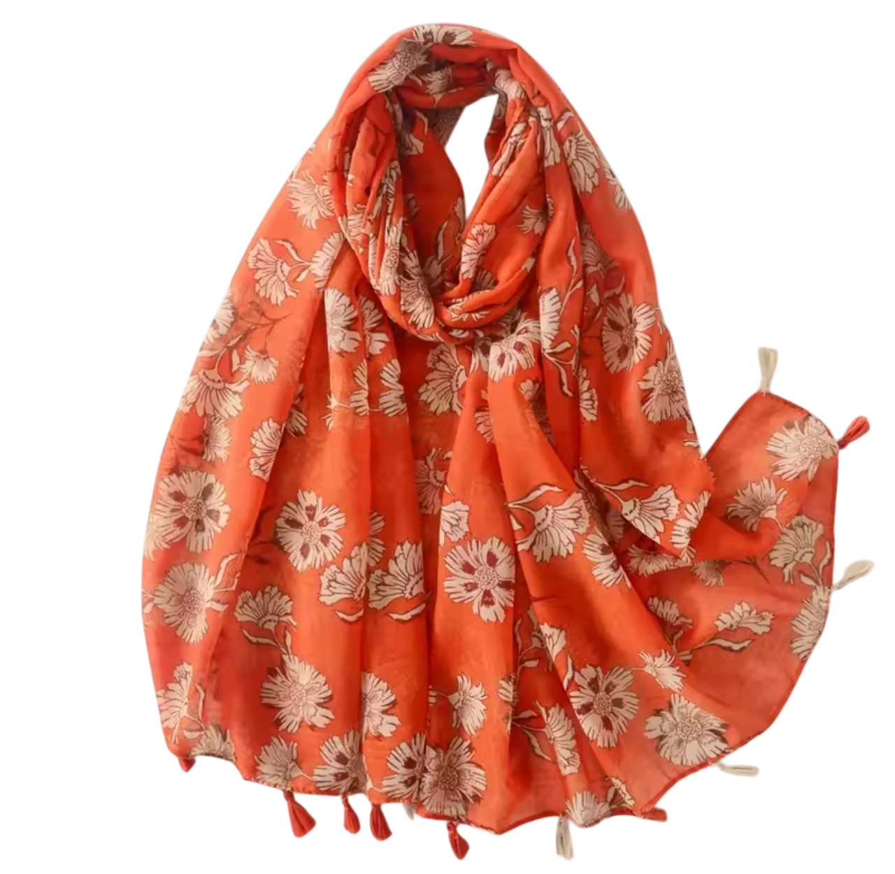 Printed Tassel Hijabs - 3 (Multiple Designs)