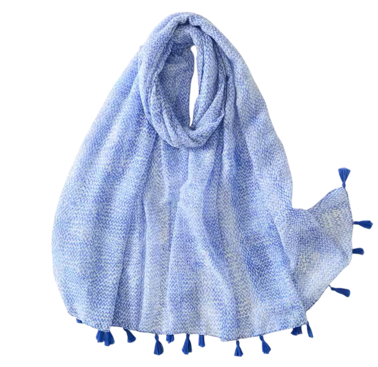 Printed Tassel Hijabs - 3 (Multiple Designs)