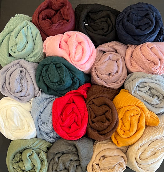 New Crinkle Hijab + - Chaddors