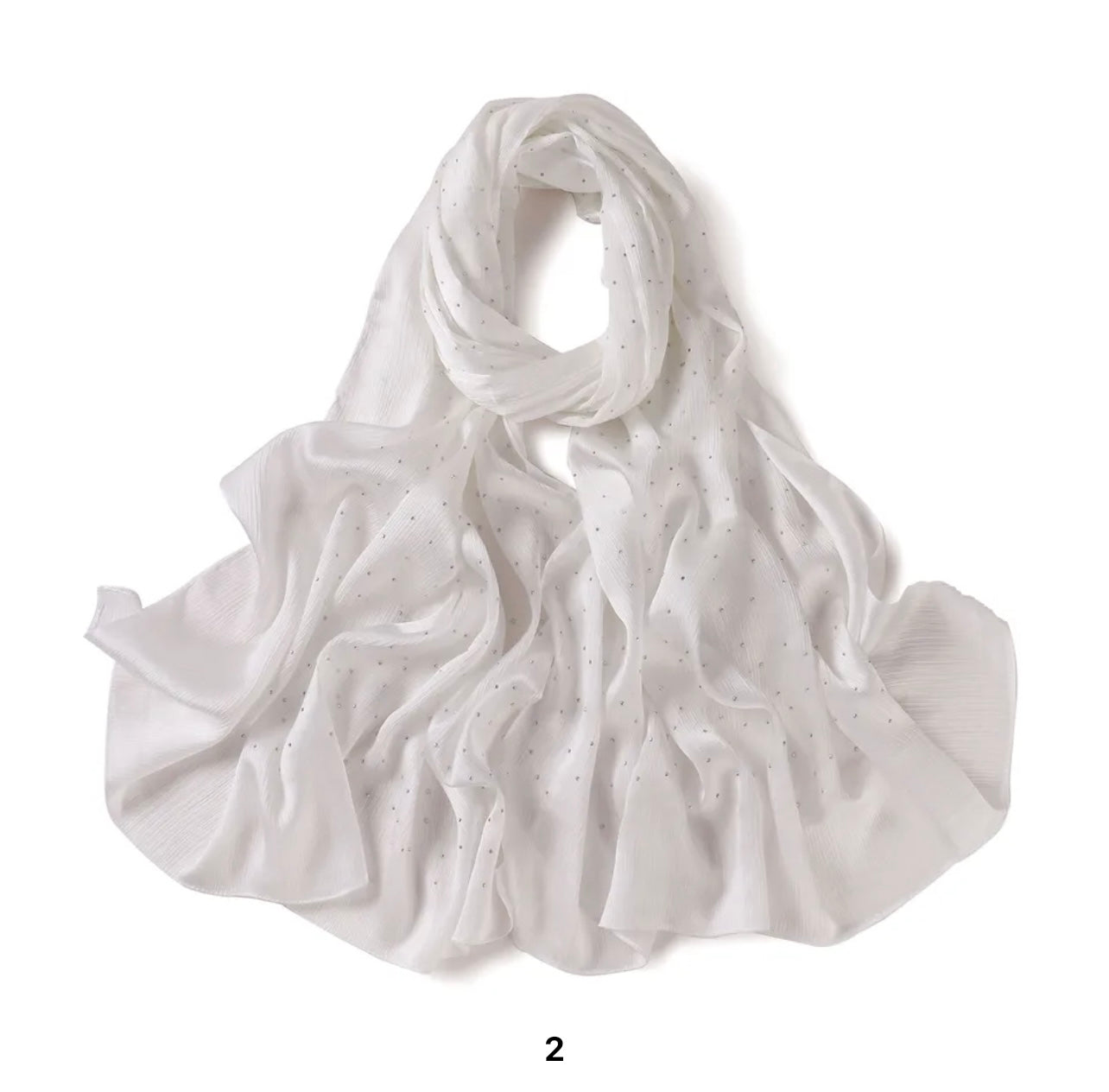 Silk Chiffon Crinkle - Chaddors