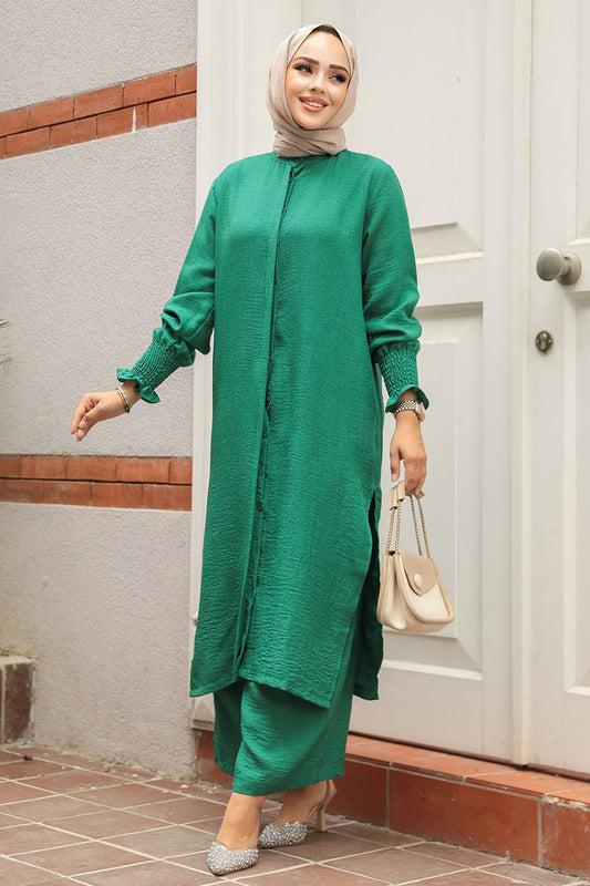 Green 2 Piece Turkish Suit