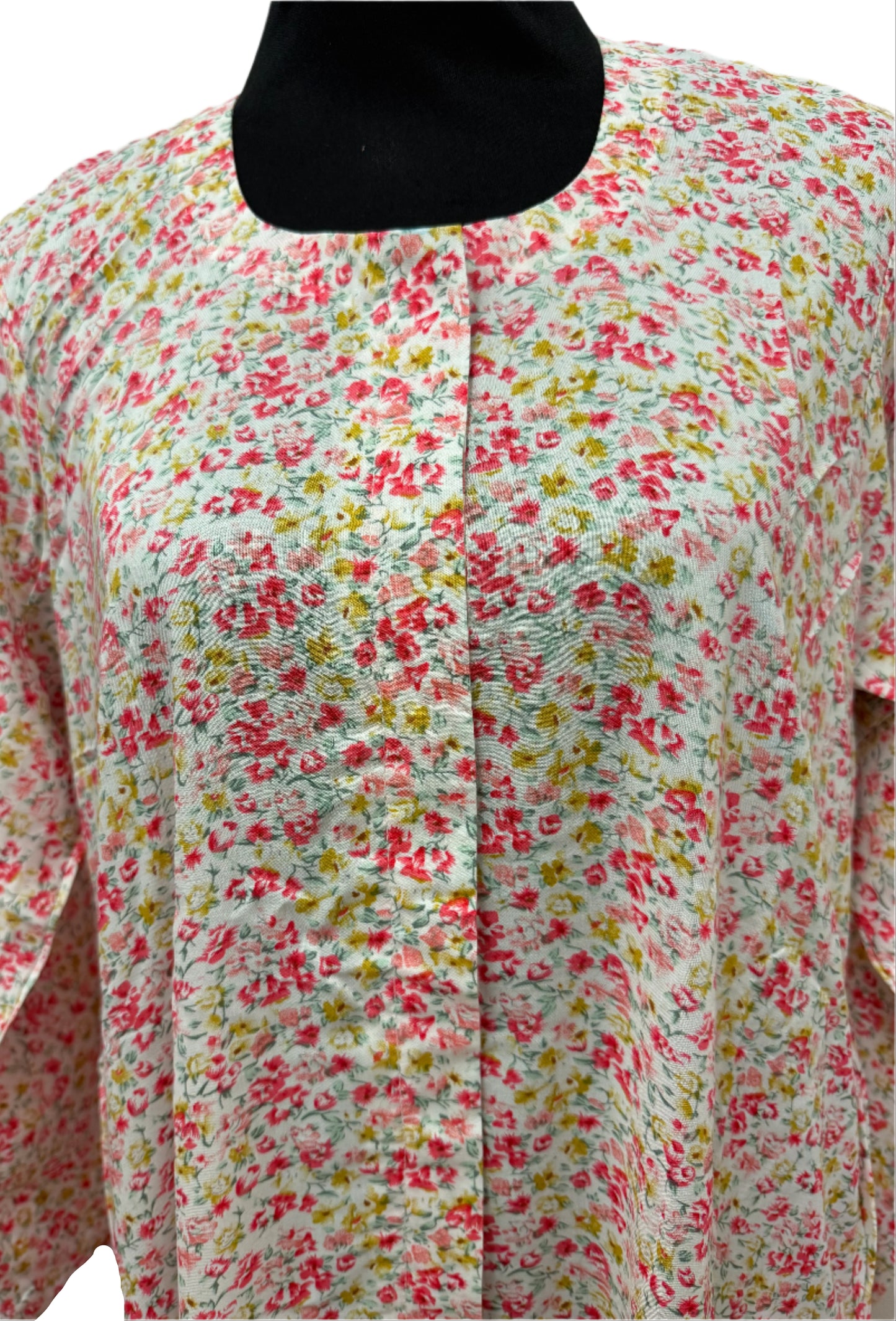 Pink Print Hajj Abaya