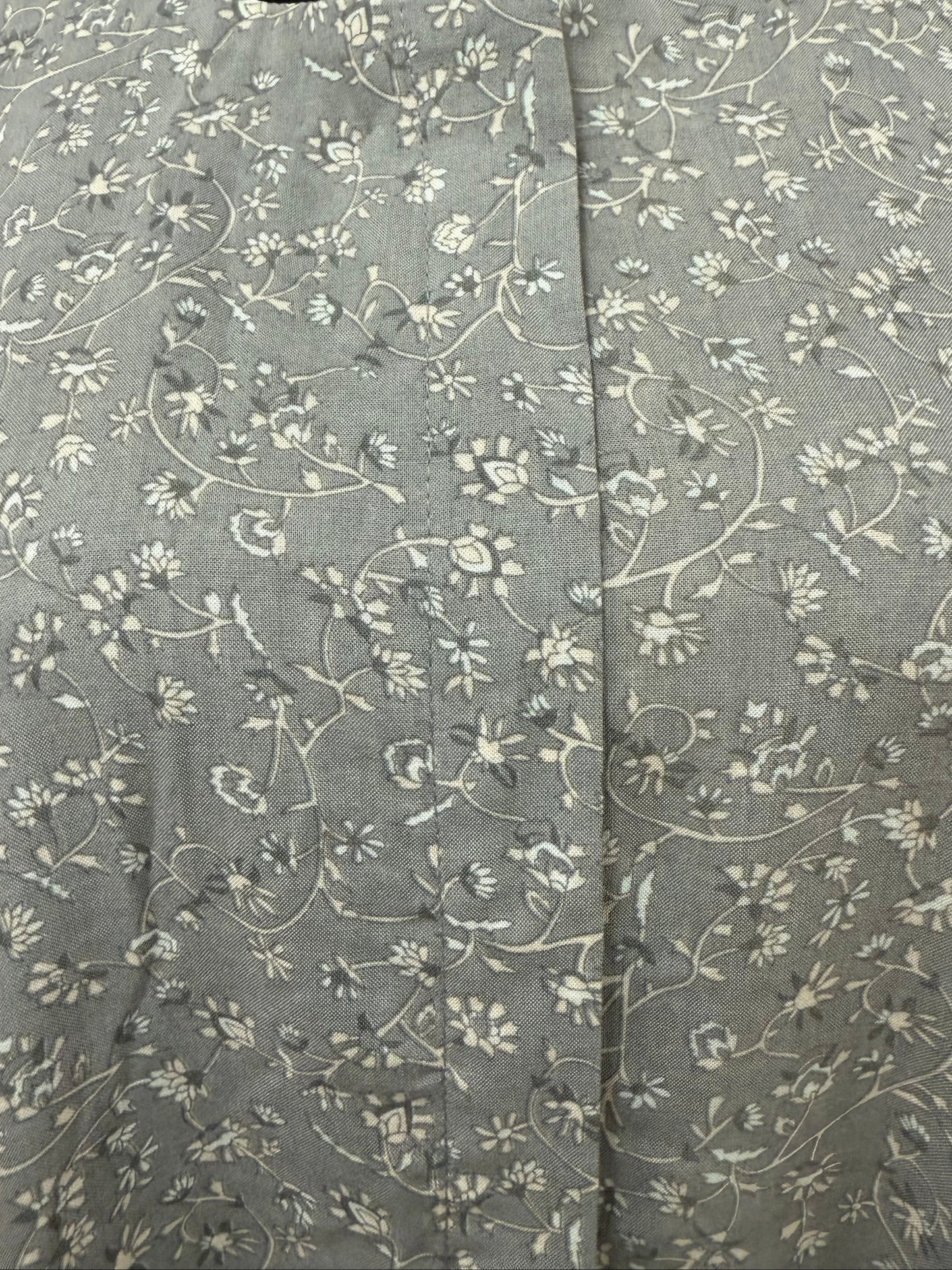 Gray Print Hajj Abaya
