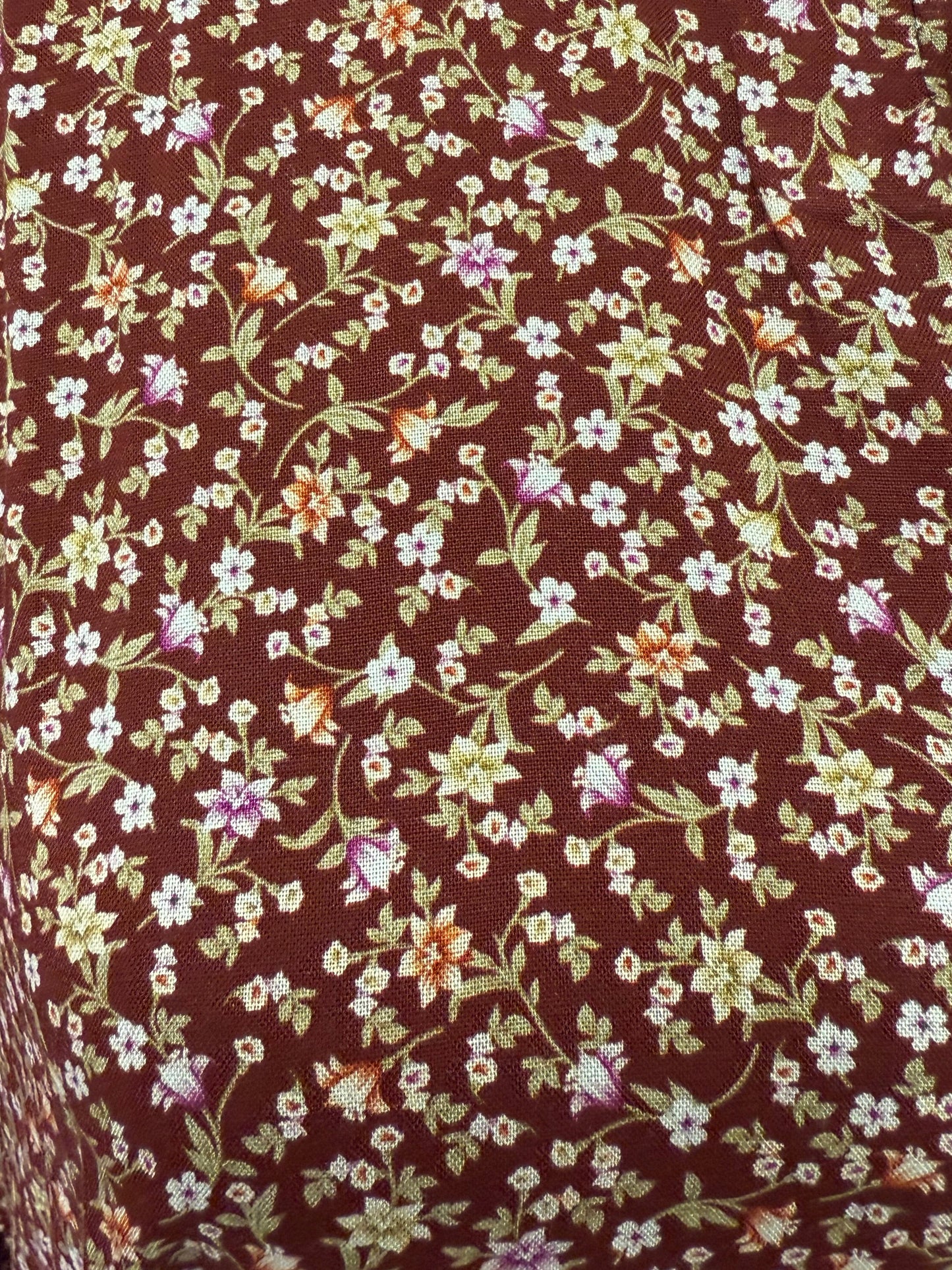 Chocolate Brown  Print Hajj Abaya