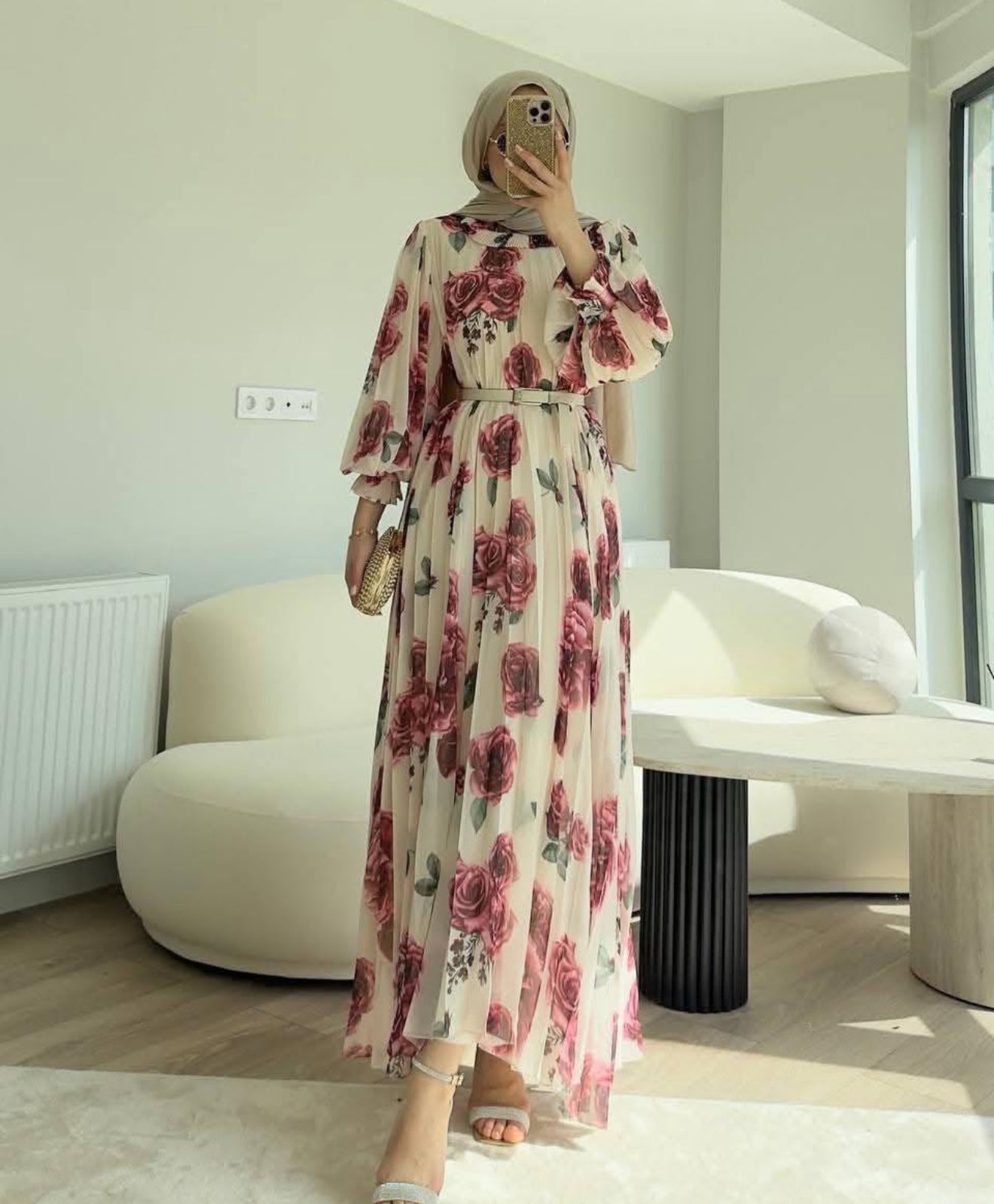 Roses Turkish Dress - Chaddors