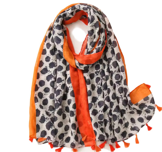 Printed Tassel Hijabs - 2 (Multiple Designs)