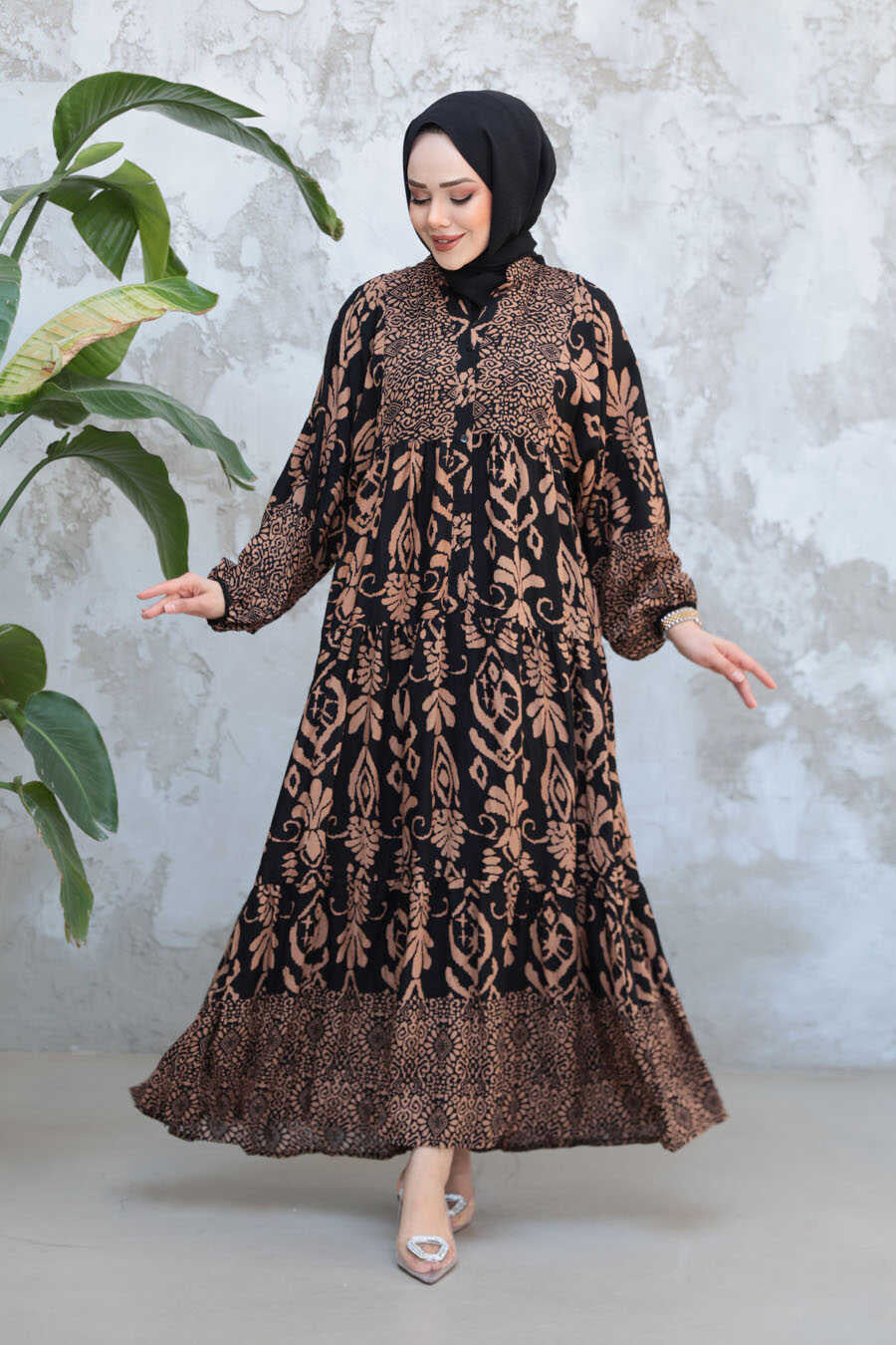 Almond Print Summer Dress