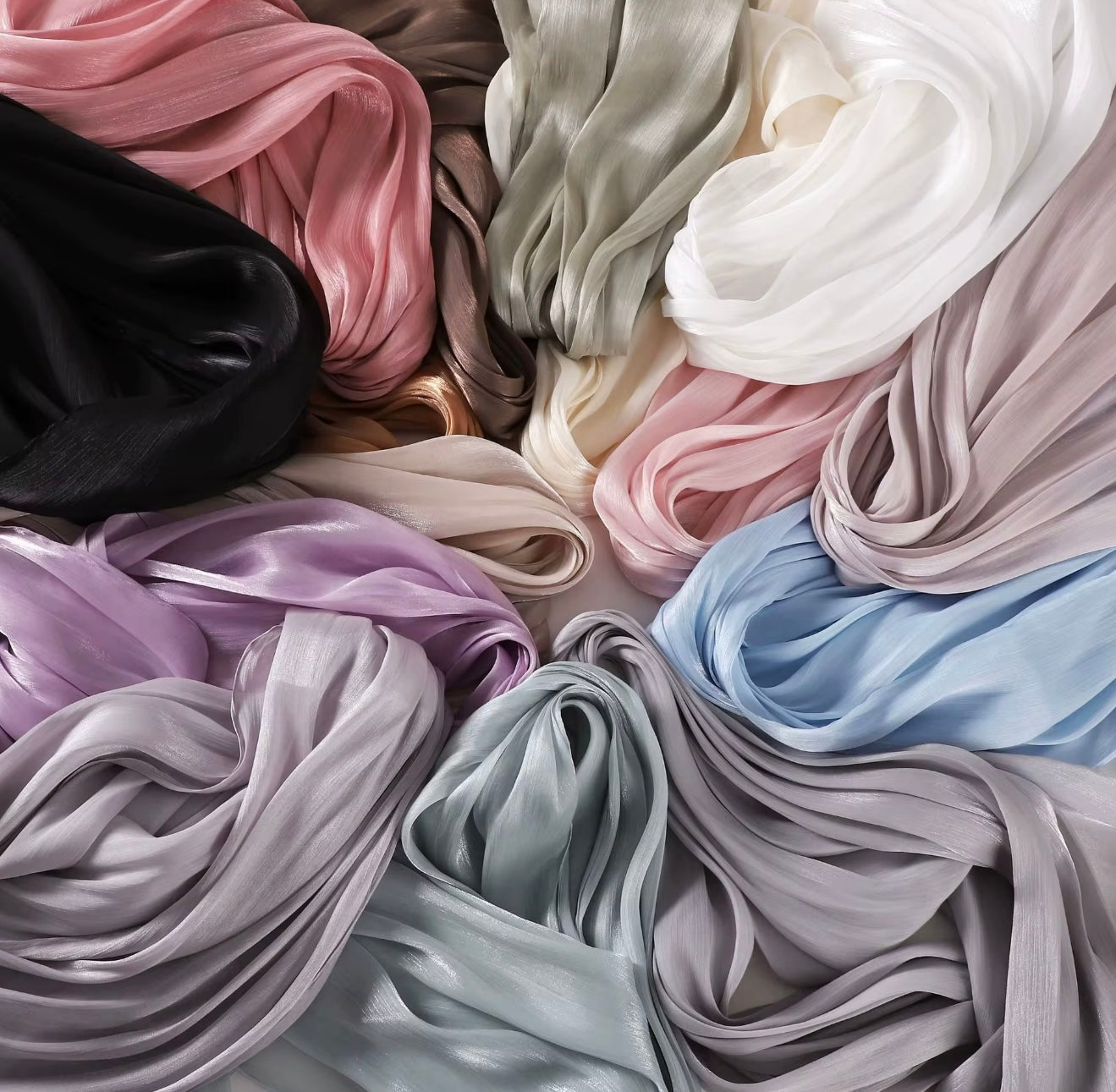 Shimmer Silk Organza Hijabs