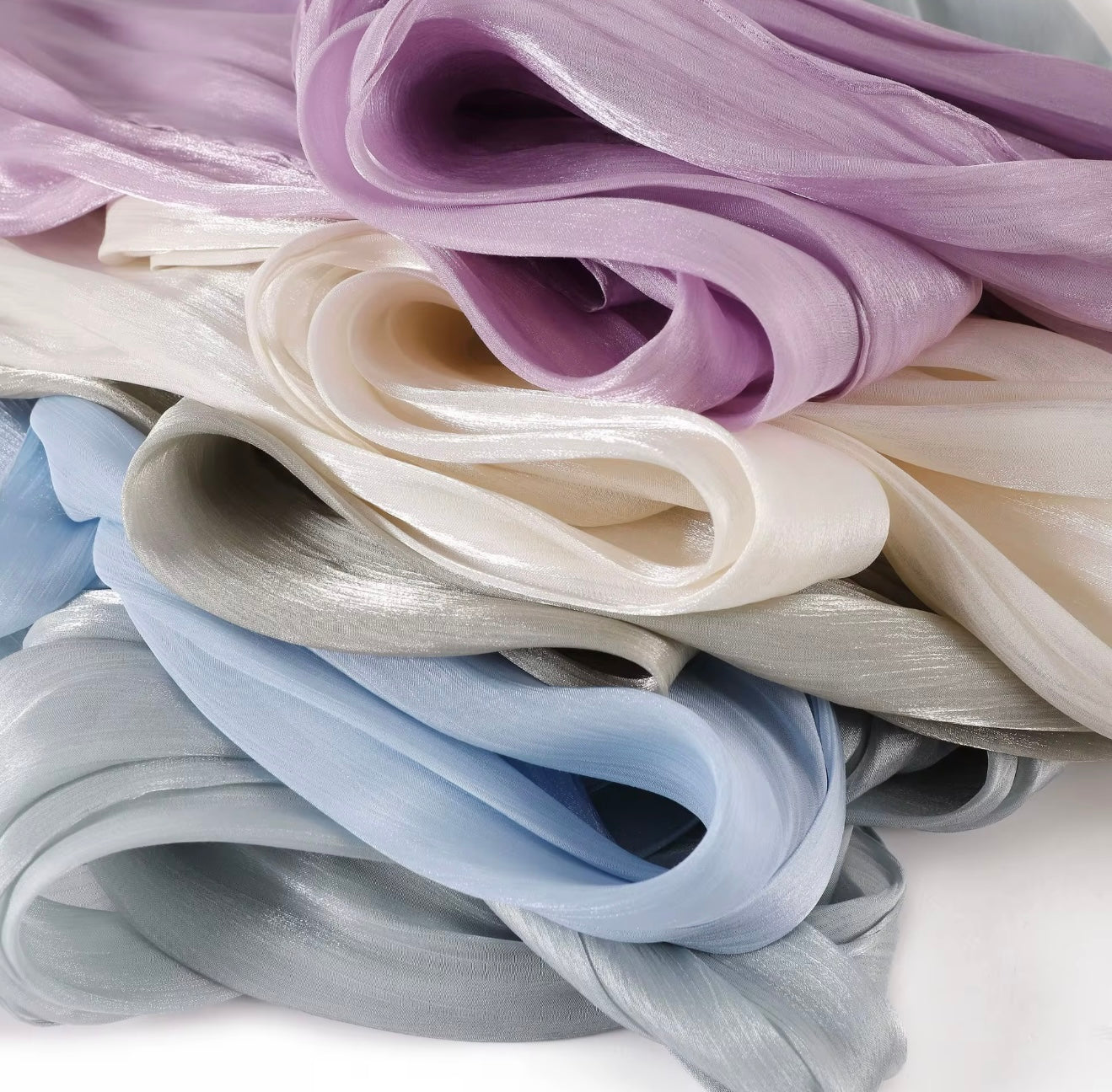 Shimmer Silk Organza Hijabs