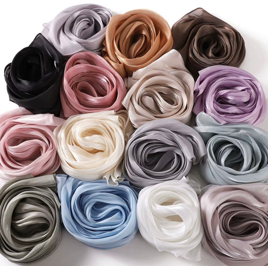 Shimmer Silk Organza Hijabs