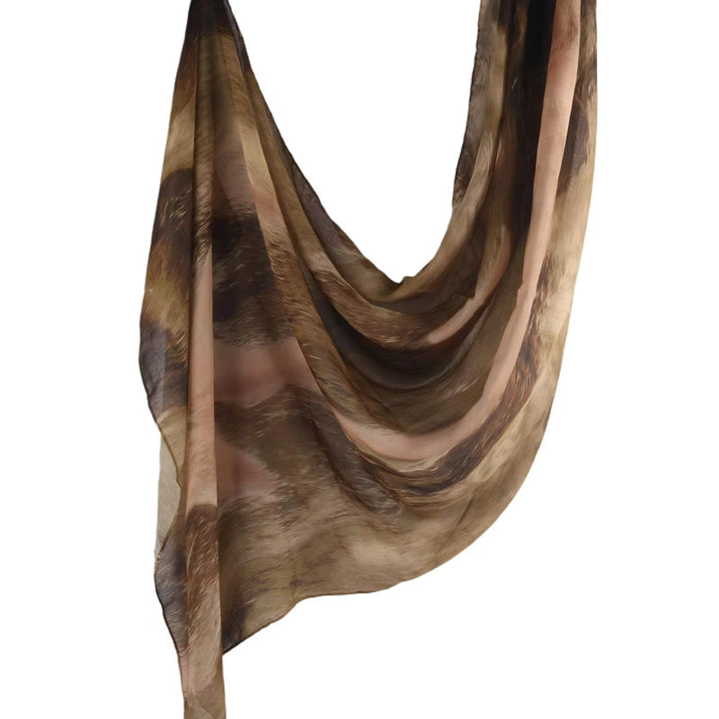 Almond Brown Print Modal