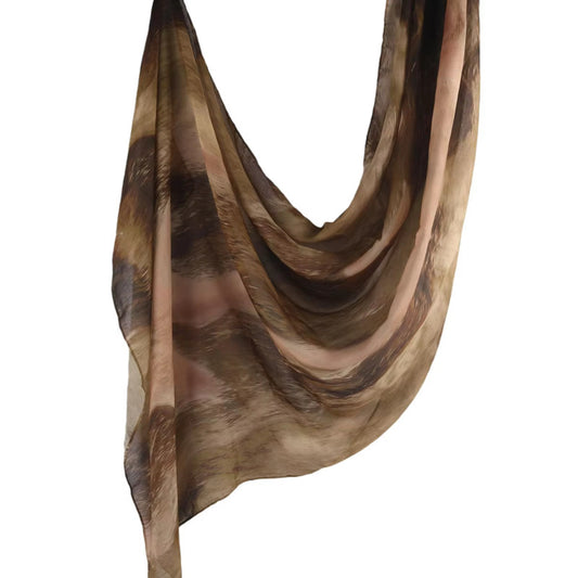 Almond Brown Print Modal