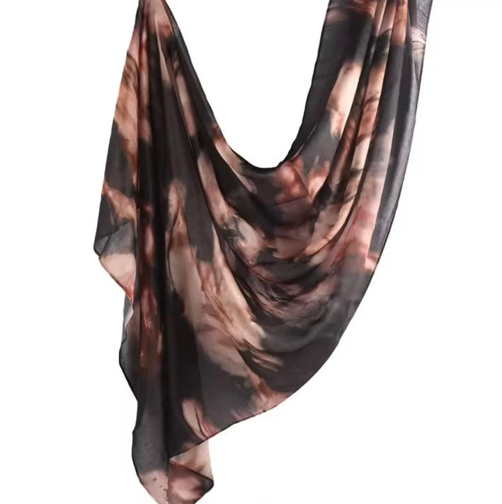 Brown TieDye Print Modal