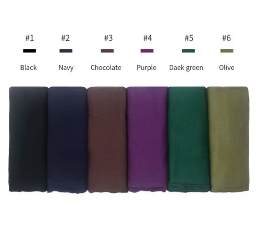 Solid Jersey Hijabs - Chaddors