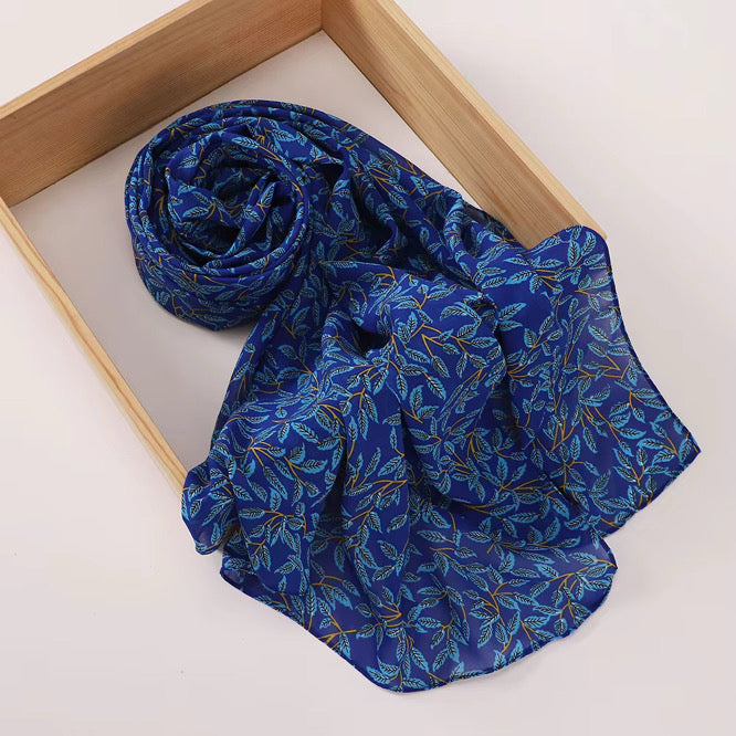 Printed Chiffon Hijab (2) +