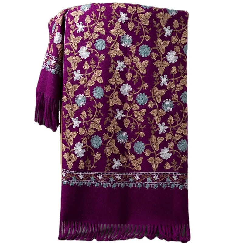 Cashmere Embroidered Shawl