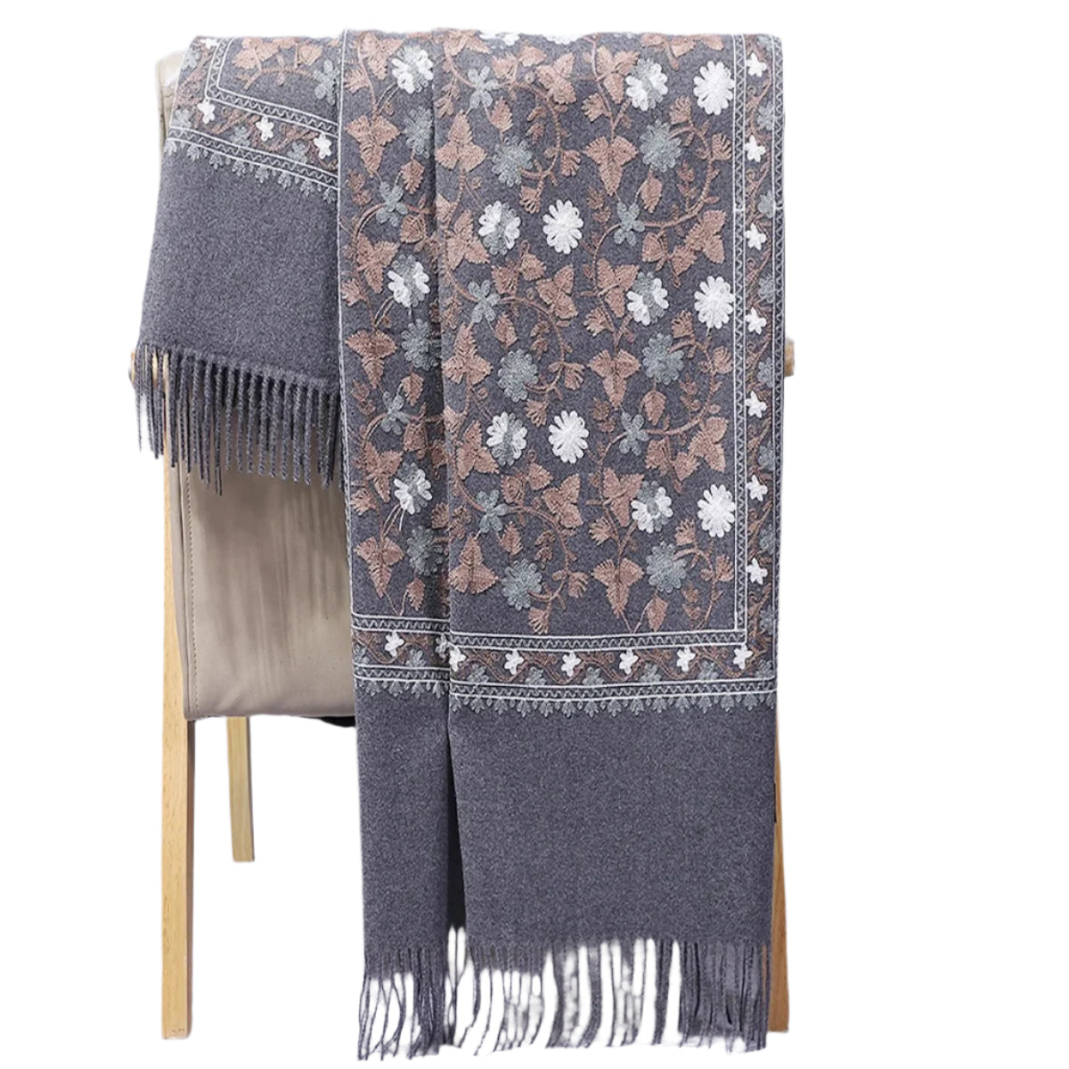 Cashmere Embroidered Shawl