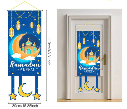 Ramadan Kareem Hanging Banner - Chaddors