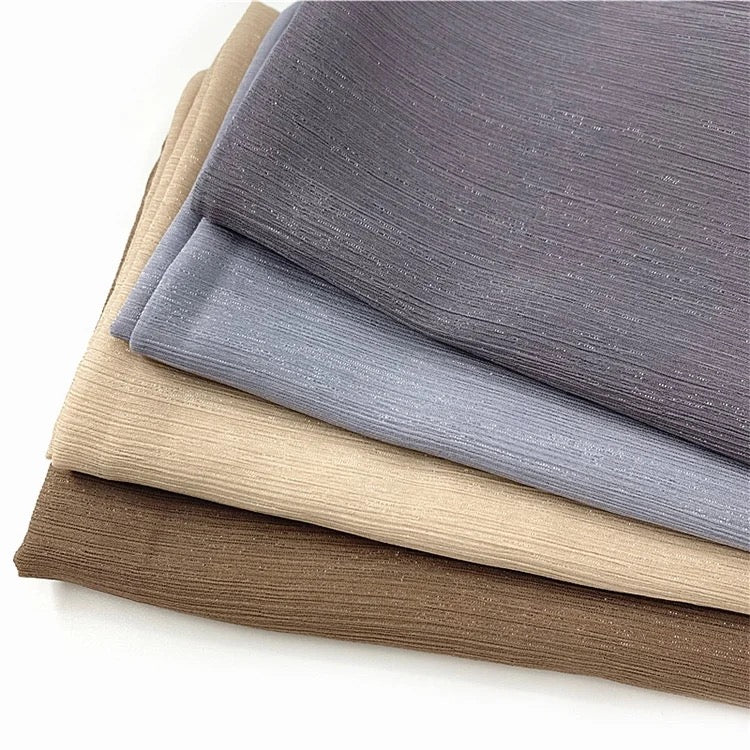 Crinkle Glitter Chiffon Hijabs + - Chaddors