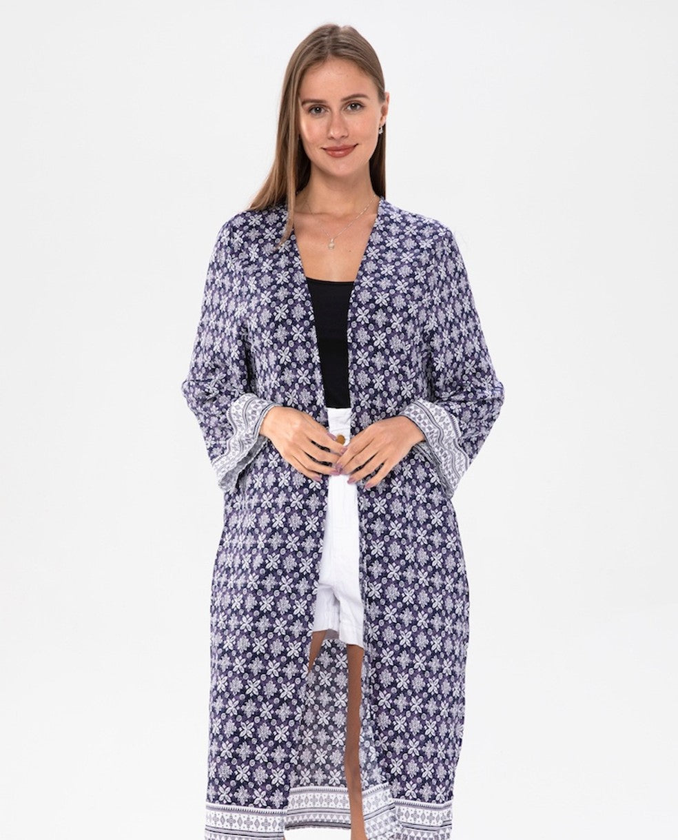 Purple Cotton Cardigans