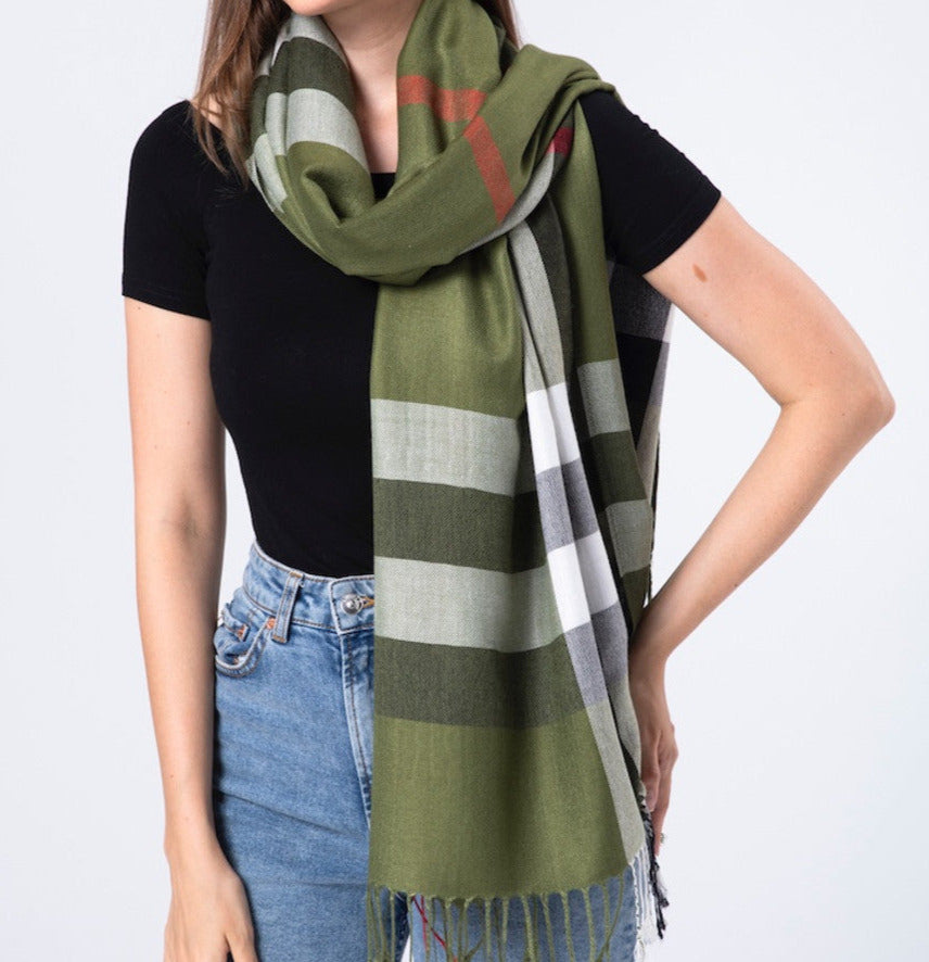 Green Burbs Scarf - Chaddors