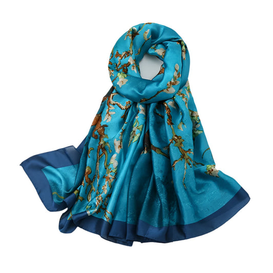 Turquoise Floral Hijab
