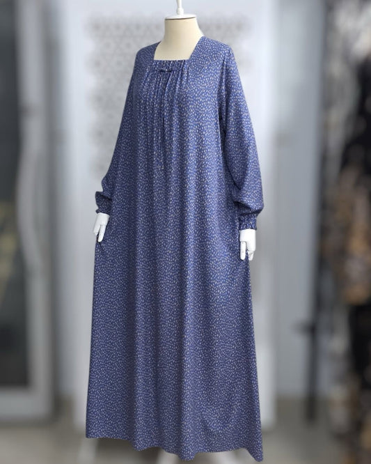 Printed A-Line Dress