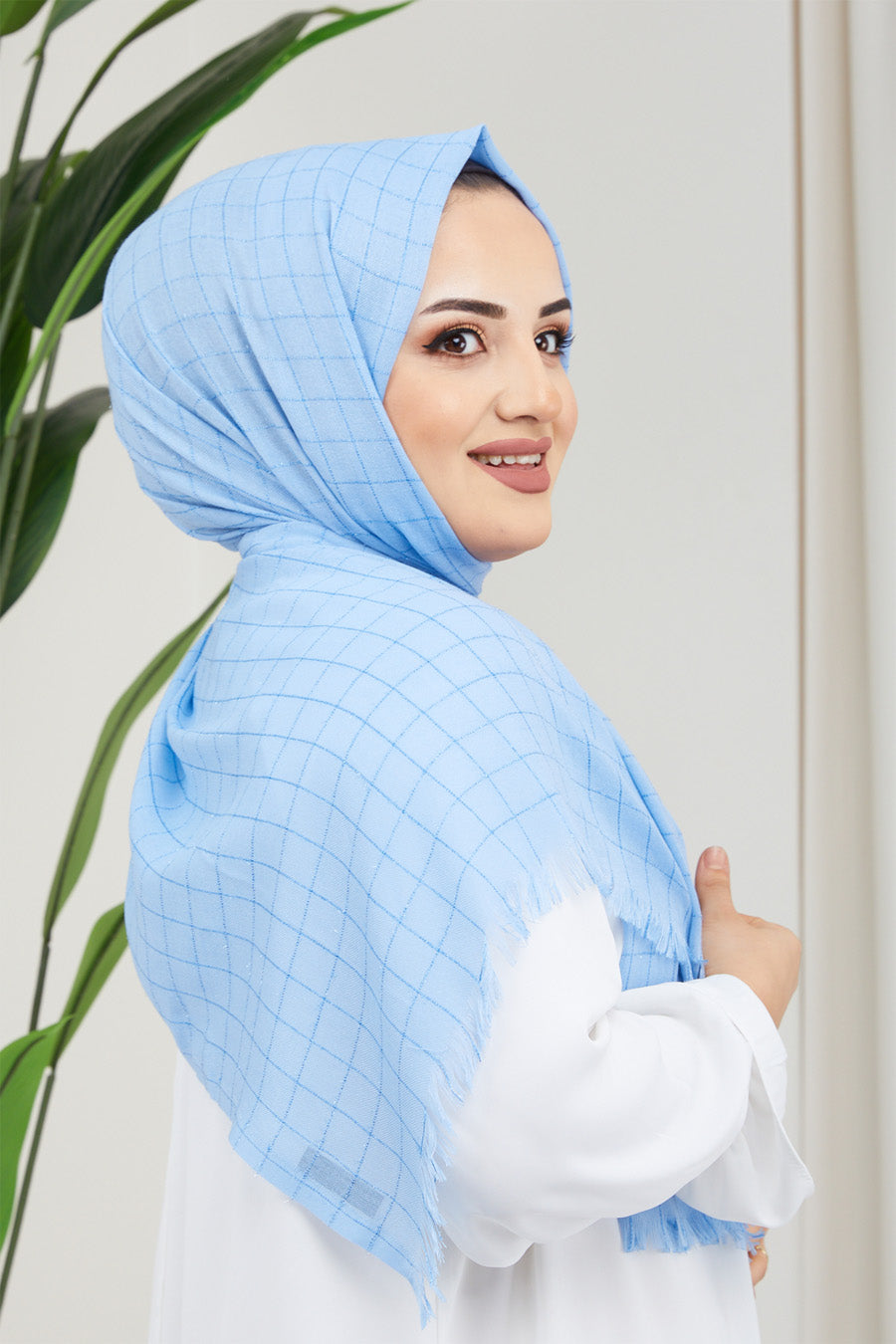 Small Squares Turkish Hijab +