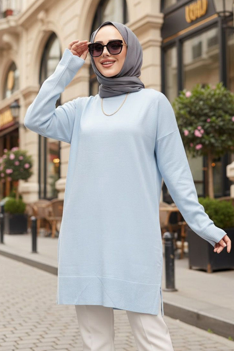 Knitted Turkish Tunic + - Chaddors