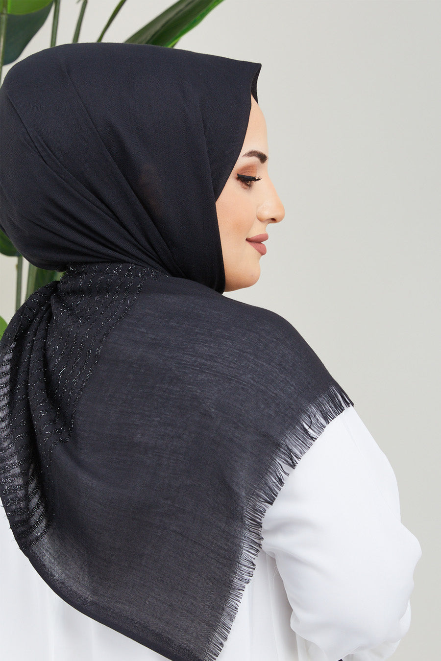 Glitter Lines Turkish Hijab +