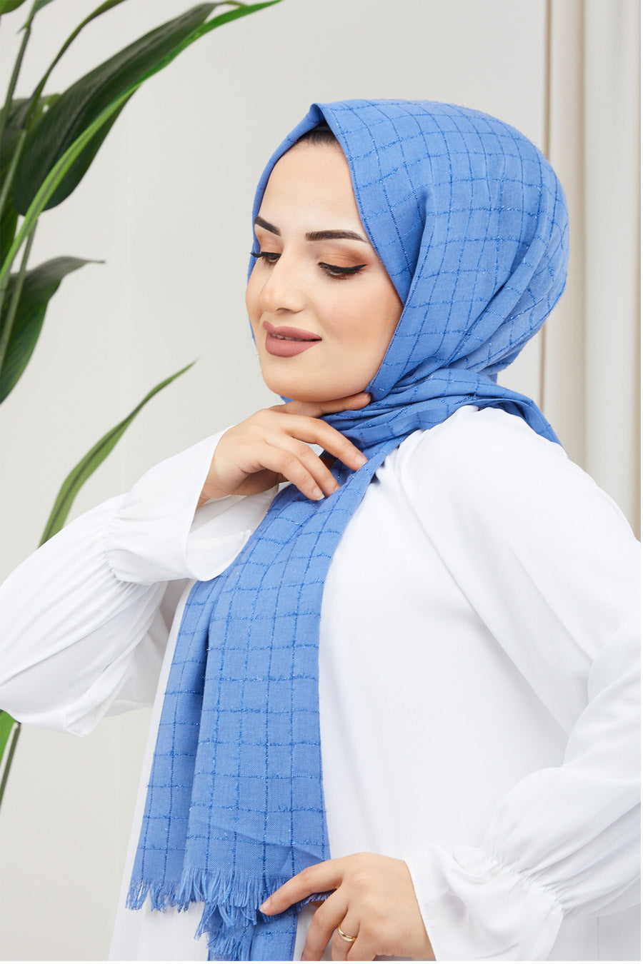 Small Squares Turkish Hijab +
