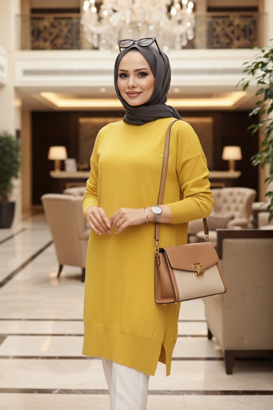 Knitted Turkish Tunic + - Chaddors