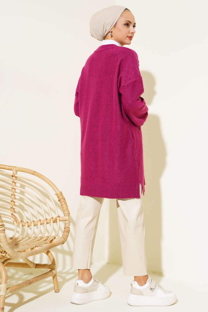 Embossed Tunic Sweater - Chaddors