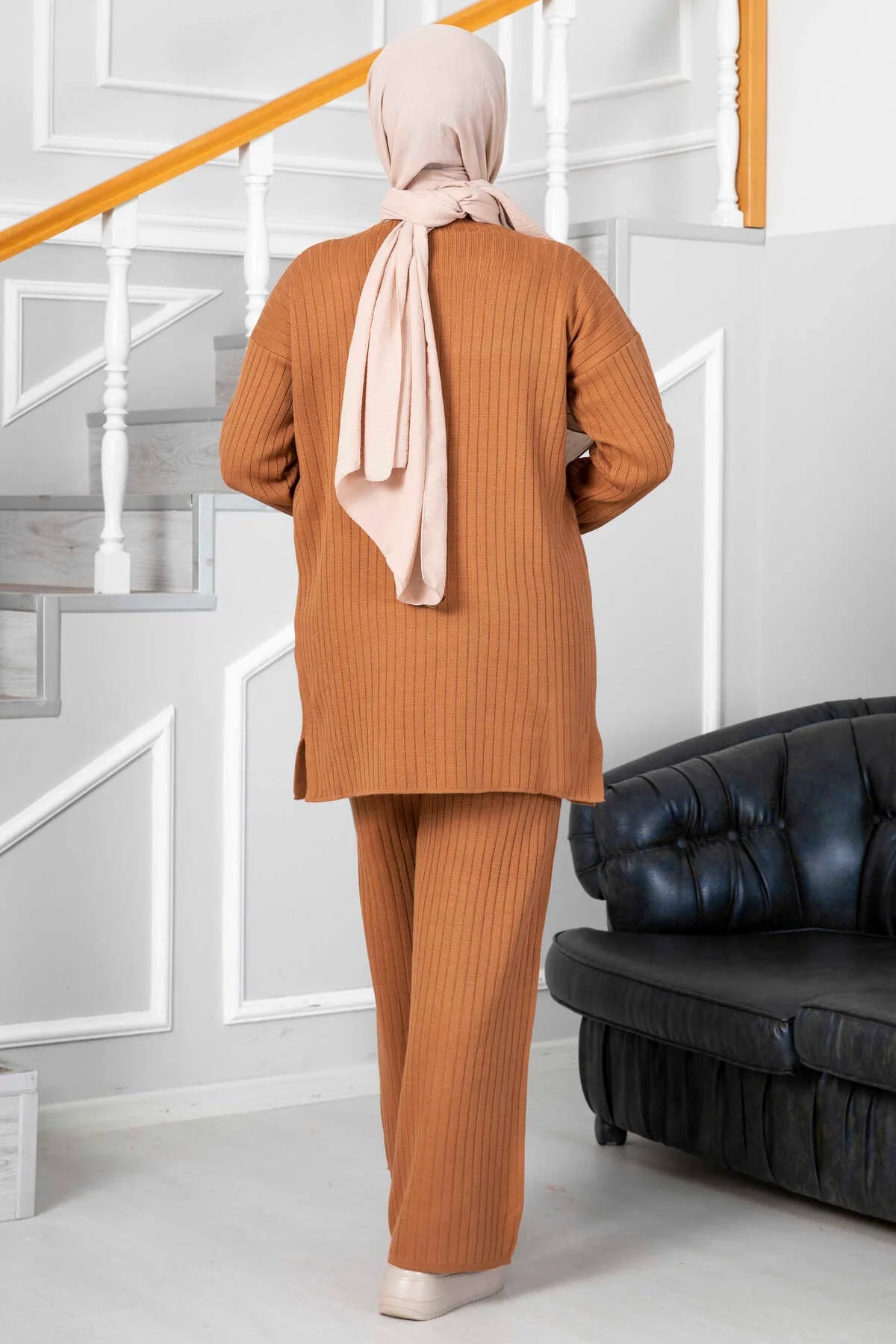 Bronze Double Knitted Design Co-ord - Chaddors