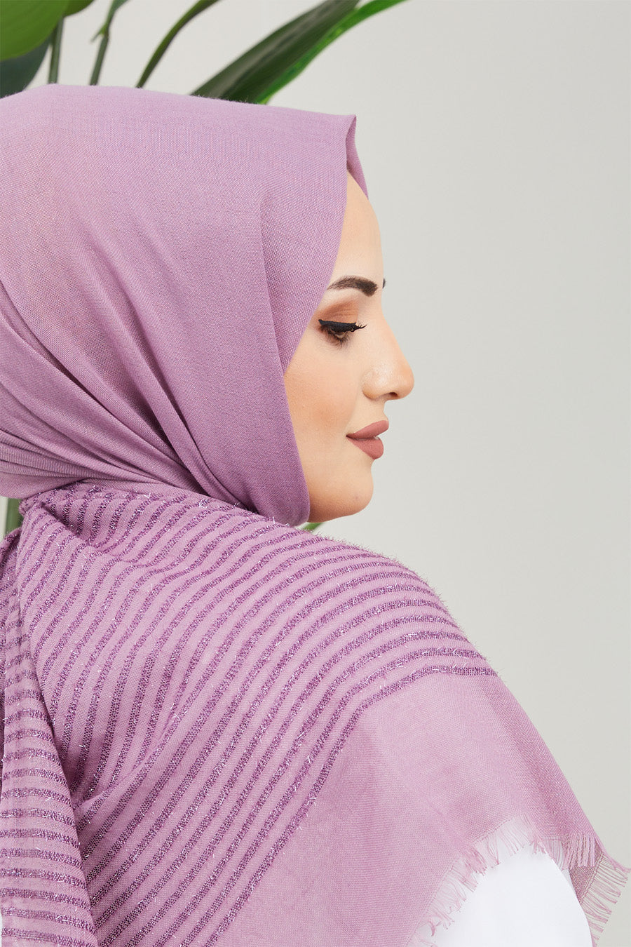 Glitter Lines Turkish Hijab +