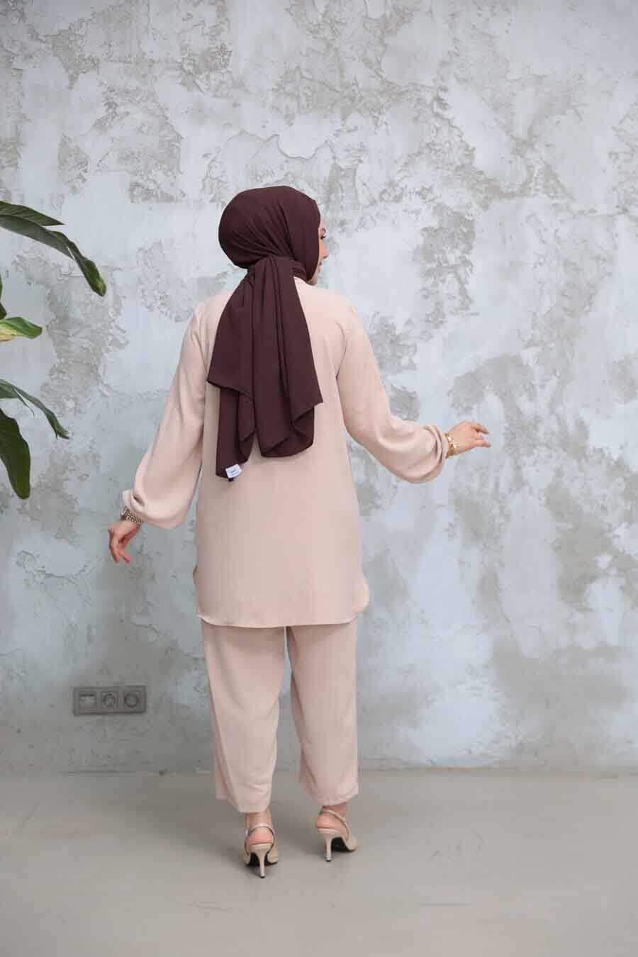 Modest Beige Dual Set