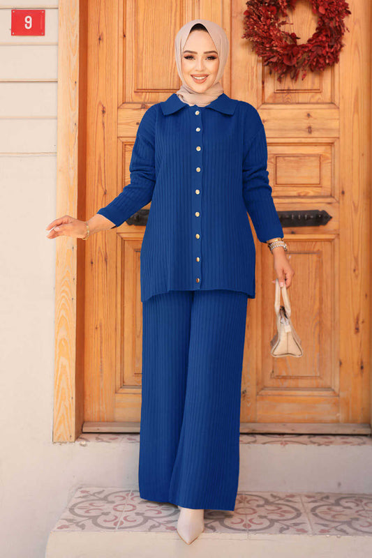 Front Open Knit Co-ord +