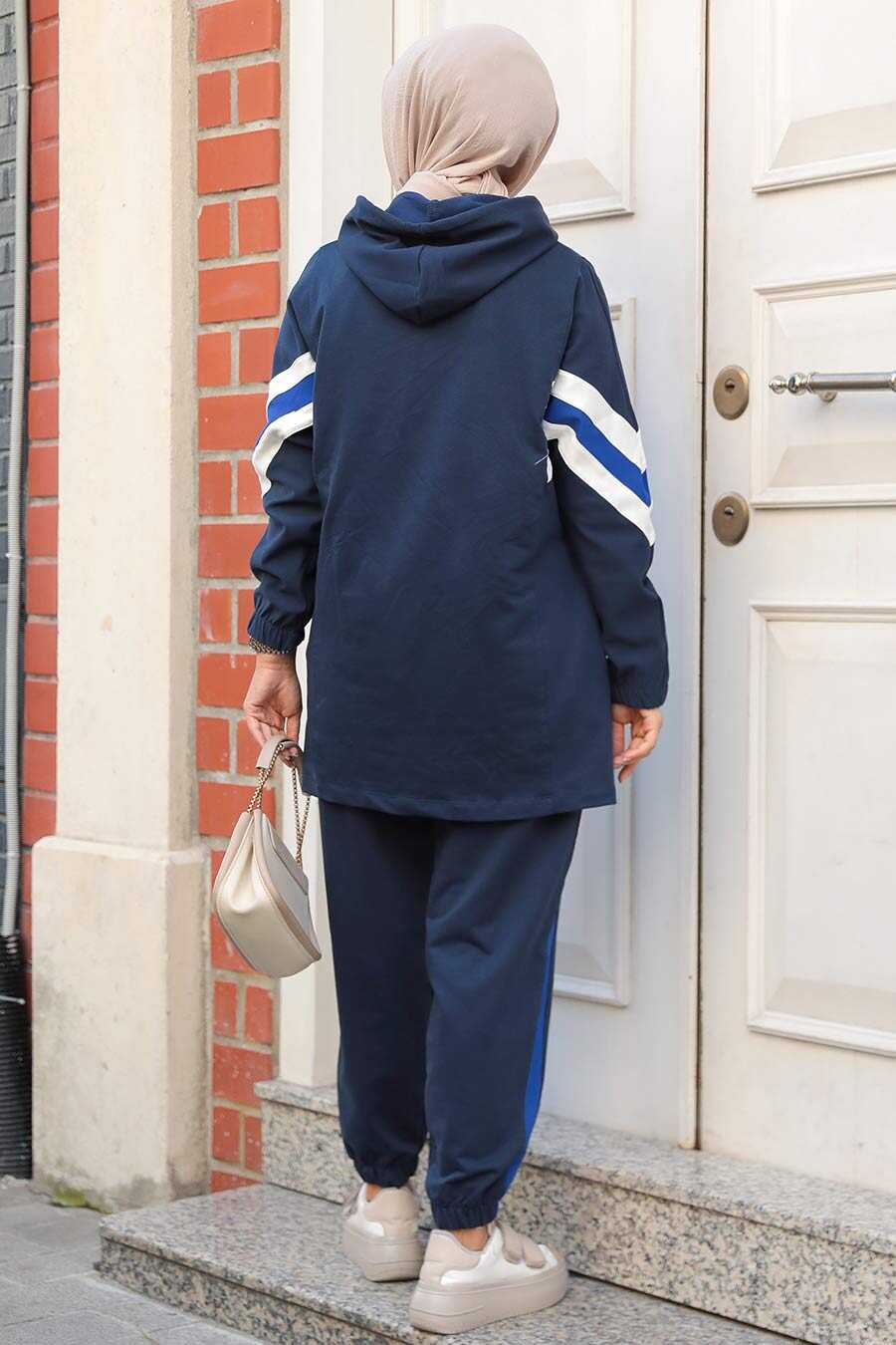 Modest Blue Sportswear Suit - Chaddors