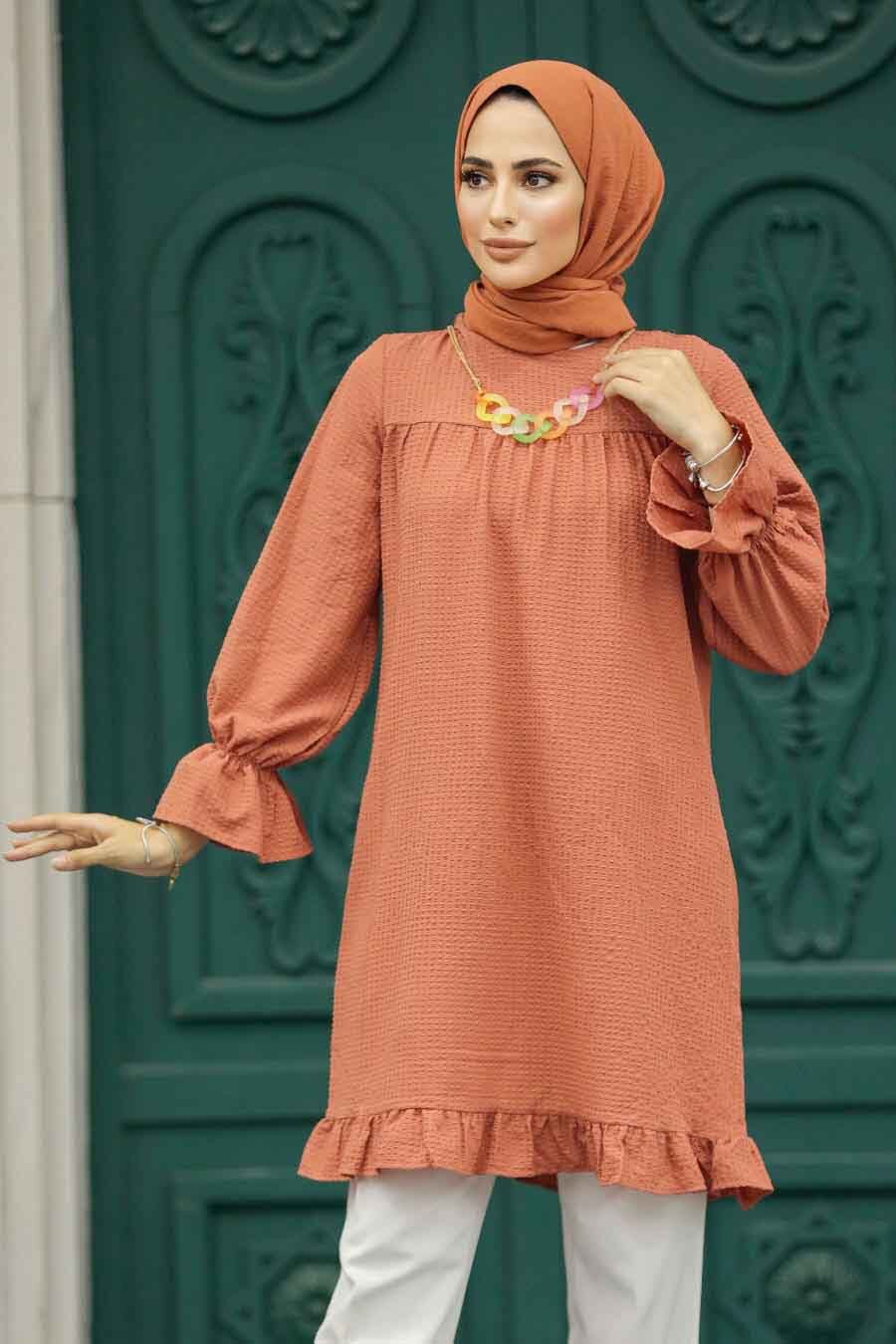 Dark Peach Turkish Tunic