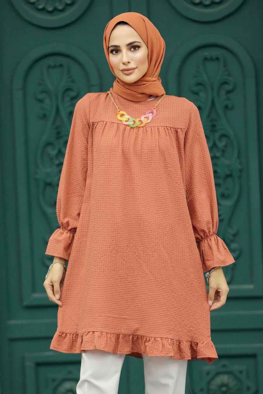 Dark Peach Turkish Tunic