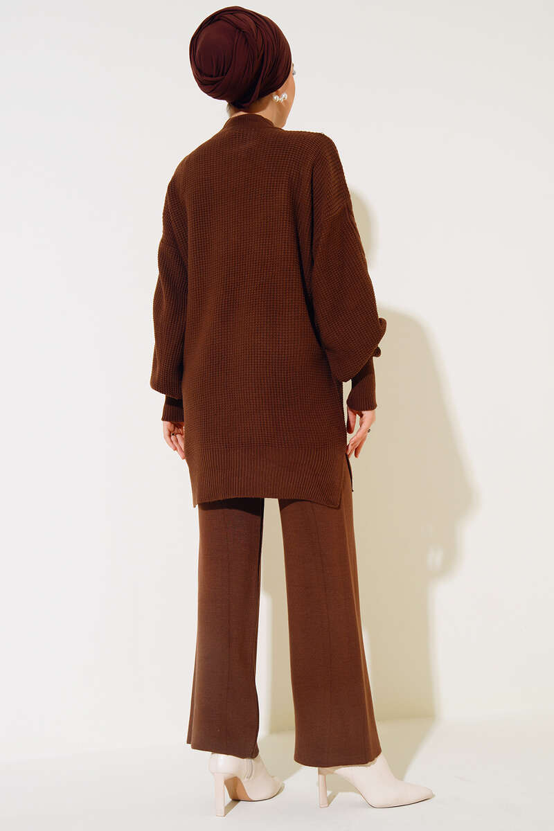 Brown Cable Knit Co-ord