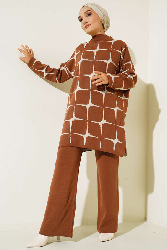 Brown Knit Co-ord