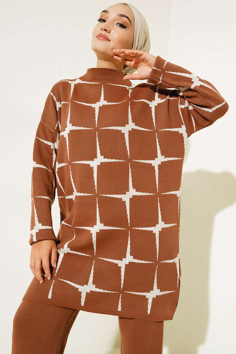 Brown Knit Co-ord