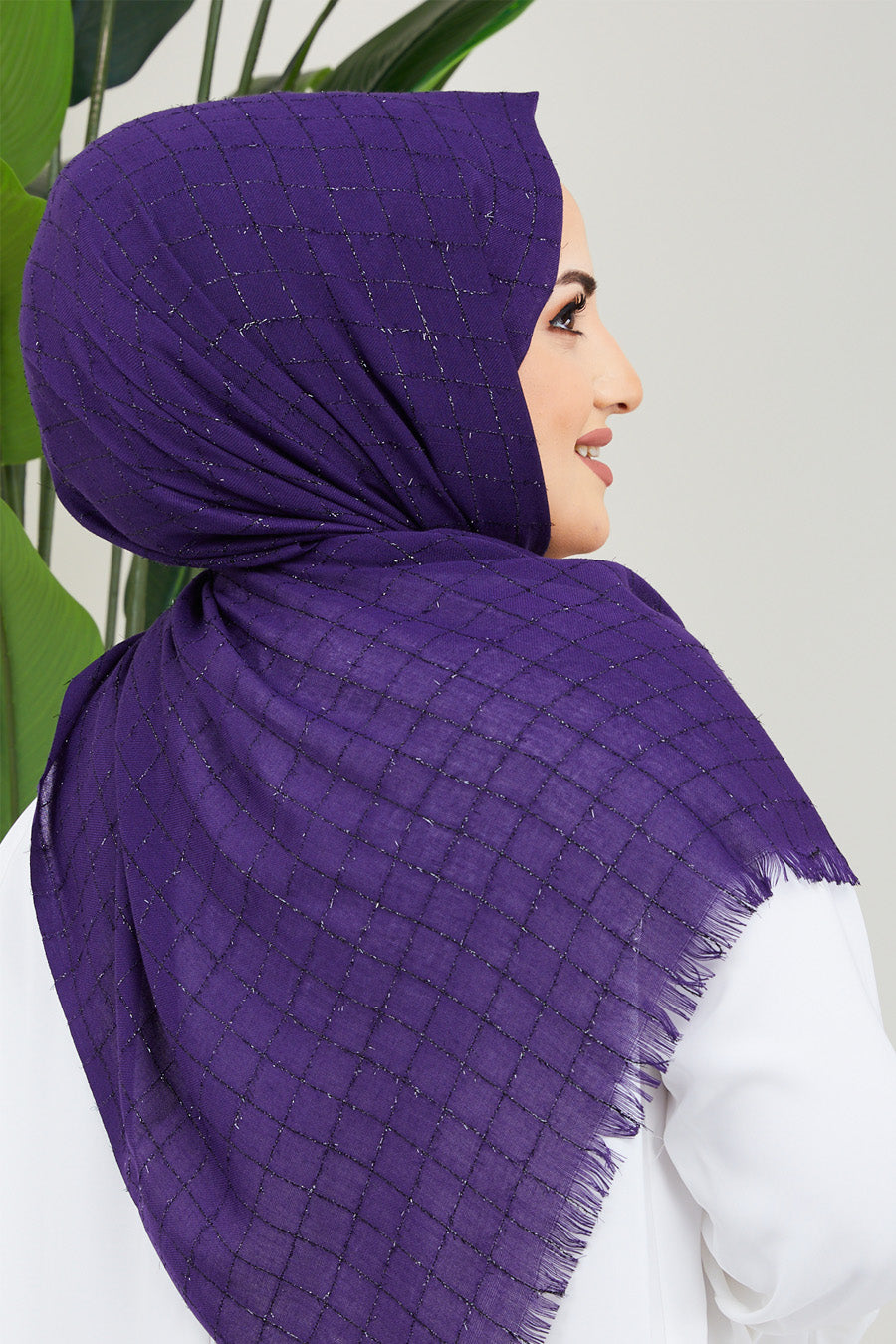 Small Squares Turkish Hijab +