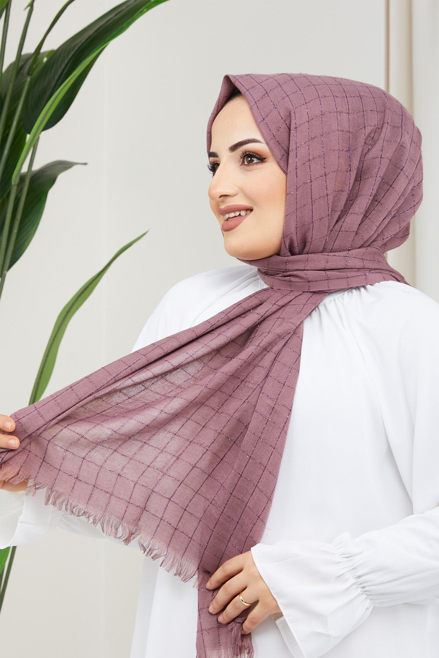 Small Squares Turkish Hijab +