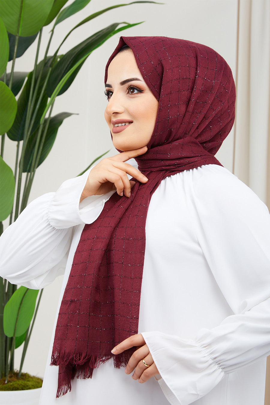 Small Squares Turkish Hijab +